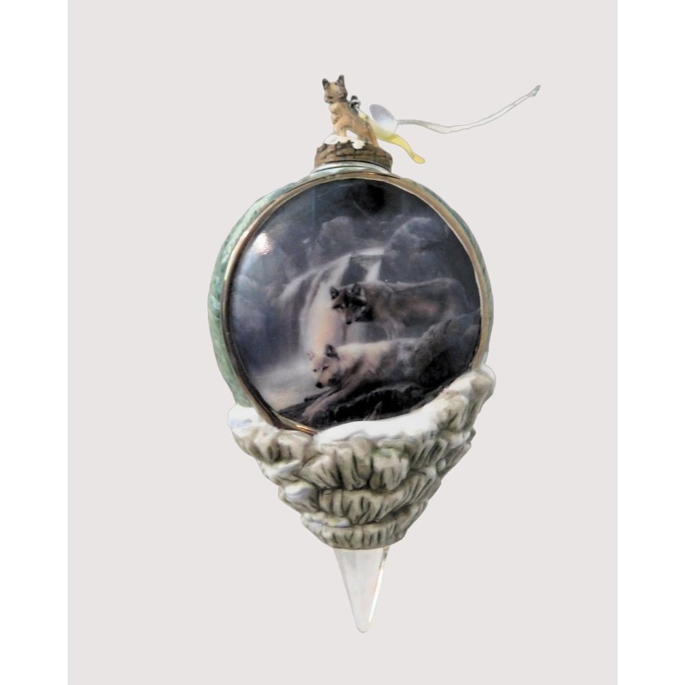 Call of the Wilderness Ornament Lonely Vigil by Kevin Daniel 2001 Bradford